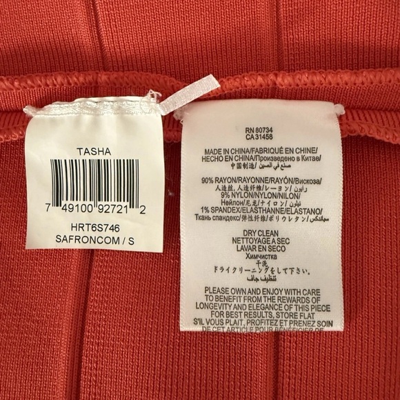 Herve Leger Tasha Bandage Dress Small $1200 - Picture 10 of 10